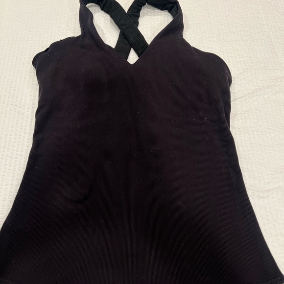 Alo black tank top size Large women - Picture 3 of 5